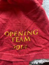 Load image into Gallery viewer, Harry Potter Shirt Adult 2XL XXL Red Hogwarts Express Opening Team 2014 Mens
