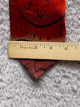 Load image into Gallery viewer, Jerry J. Garcia Tie Abstract Red Orange Ombre Thistle Ghost Limited Edition
