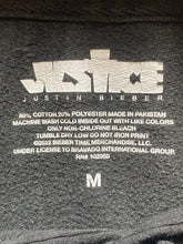 Load image into Gallery viewer, Justin Bieber Sweatshirt Adult Medium Black Peaches Hoodie Sweater Justice Mens
