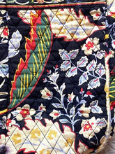 Load image into Gallery viewer, VERA BRADLEY Purse Tote Shoulder Bag Blue Floral Mature Quilted
