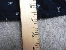 Load image into Gallery viewer, MBX Shirt Adult Large Navy Blue Denim Wear Jelly Fish AOP Slim Fit Button Up Men
