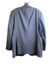 Load image into Gallery viewer, Jos A Bank Sport Coat Mens 46L Black Single Breasted 100% Wool Suit Blazer

