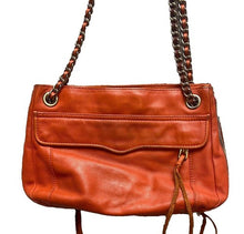 Load image into Gallery viewer, Rebecca Minkoff  Shoulder Purse Leather Chain Strap Zip Expandable Animal Print
