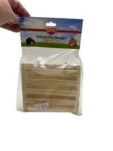 Load image into Gallery viewer, Kaytee Hay Manger for Guinea Pigs Natural Wooden Natural Large
