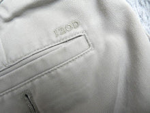 Load image into Gallery viewer, IZOD Pants Adult 36x34 Beige American Chino Pleated Trousers Casual Straight Men

