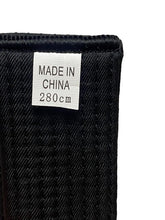 Load image into Gallery viewer, Double Wrap Taekwondo Belt Black 280CM Uniform Martial Arts Ranking New
