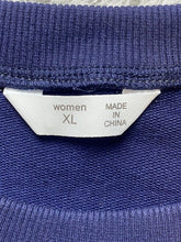 Load image into Gallery viewer, Shenzhen Sweatshirt Adult Extra Large Blue White Colorblock Star Pullover Ladies
