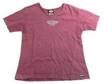 Load image into Gallery viewer, Harley Davidson Shirt Womens Large Burgundy 95 Years American Legend Motorcylces
