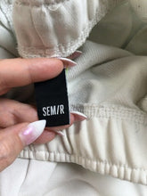 Load image into Gallery viewer, SEM/R Pants Womens Large (27x25) White Jogger Drawstring Tapered Sweatpants
