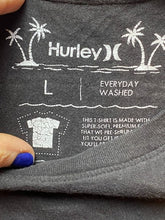 Load image into Gallery viewer, Hurley Shirt Adult Large Black Everyday Washed Surfing Surf Streetwear Mens
