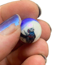 Load image into Gallery viewer, Wizard of Oz Marbles Lot of 6 Collectible Dorothy Witch Flying Monkey Glass
