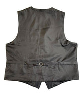 Load image into Gallery viewer, Milano Moda 3 Piece Suit Mens 48R Coat Vest Pants Dress 42R (42x28) Black
