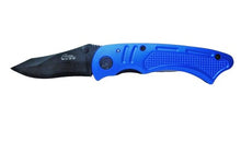 Load image into Gallery viewer, NEW Rite Edge Linerlock Blue Folder 4in Knife Assisted Folding Pocketknife
