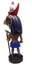 Load image into Gallery viewer, Egyptian Figurine Bobblehead Horus Resin 7" tall NIB

