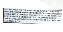 Load image into Gallery viewer, 1907 Wanted For Murder Poster Oakland California Original Antique Ephemera Alias

