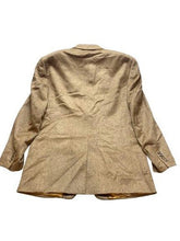 Load image into Gallery viewer, W. H. Belk Sport Coat Mens 44 REG Tan 100% Cashmere Single Breasted Suit Blazer

