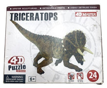Load image into Gallery viewer, 4D Master Triceratops Puzzle Figure 24 Parts Gift Ideas Christmas Birthday

