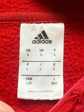 Load image into Gallery viewer, Adidas Sweatshirt Adult Large Red Pocket Hoodie Sweater Pullover Fleece Mens
