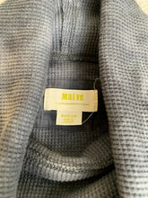 Load image into Gallery viewer, Anthropologie Maeve Shirt Womens Medium Gray Turtleneck Oversized Lagenlook Lady
