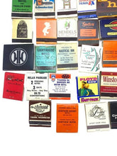 Load image into Gallery viewer, Lot Of 50 Vintage Hotel Matchbook Stick Matches Advertising Camel Winston
