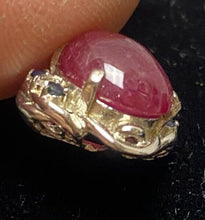 Load image into Gallery viewer, Lot of 4 Pendants Sapphire Emerald Ruby Citrine Gemstones Lab Created NEW
