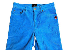 Load image into Gallery viewer, Marc Jacobs Pants Womens 24x25 Blue The Turn-Up Jean Corduroy Capri Crop Italy
