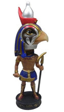 Load image into Gallery viewer, Egyptian Figurine Bobblehead Horus Resin 7" tall NIB
