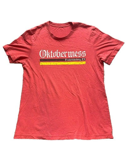 Ocktoberfest Shirt Womens 2XL XXL Heather Red Fredericksburg TX Sportswear