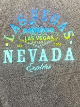 Load image into Gallery viewer, Las Vegas Nevada Shirt Womens Large Gray Fabulous Spell Out Streetwear Ladies
