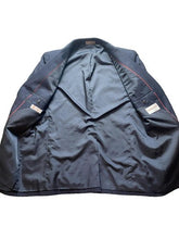 Load image into Gallery viewer, Cordovan &amp; Grey Blazer Mens 44L Single Breasted 100% Virgin Wool Suit Sport Coat
