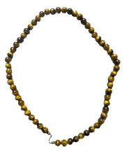 Load image into Gallery viewer, Tiger's Eye Gemstone Necklace Natural Stone Strand 242.1 ct
