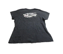 Load image into Gallery viewer, Clint Bowyer Shirt Womens 2XL XXL Black #14 Stewart Haas Racing NASCAR 2 Sided
