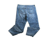 Load image into Gallery viewer, Vintage America Jeans Womens 36x24 Skinny Animal Print Leopard Denim Ladies
