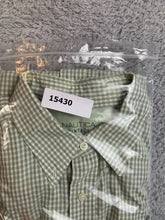 Load image into Gallery viewer, Nautica Shirt Adult Extra Large Green White Grid Checkered Button Up Casual Mens
