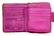 Load image into Gallery viewer, Rolfs Genuine Leather Wallet 20 Card Holder Slots Folding Colorblock
