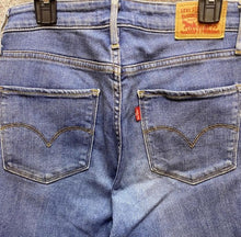 Load image into Gallery viewer, Levis Jeans Womens Medium 27x26 721 High Rise Skinny Raw Hem Denim Pants Ladies
