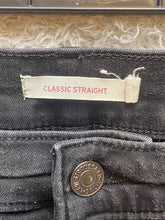 Load image into Gallery viewer, Levis Jeans Womens 14 (34x27) Black Tab Classic Straight Zip Denim Ladies
