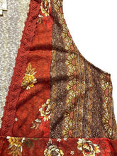 Load image into Gallery viewer, Self Esteem Shirt Womens 2X Brown Rust Boho Hippie Cardigan Vest Plus Ladies
