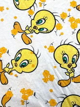 Load image into Gallery viewer, Tweety Bird Shirt Womens Large Yellow AOP Flower Looney Tunes Warner Bros NWT
