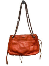 Load image into Gallery viewer, Rebecca Minkoff  Shoulder Purse Leather Chain Strap Zip Expandable Animal Print
