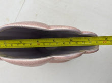 Load image into Gallery viewer, Red Wing Pottery Vase Shell Fan Pink Speckled Vintage No. 899 Lavender 7.5" Tall
