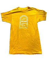 Load image into Gallery viewer, VTG Golden Memories Shirt Womens Small Goldenrod Single Stitch 20th Reunion 80s
