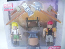 Load image into Gallery viewer, Roblox Forger's Workshop Forger Adventurer 8 Piece Figure Playset NEW
