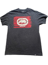 Load image into Gallery viewer, Ecko Unltd Shirt Adult Large Black USA Flag Rhino Brand Skater Streetwear Mens
