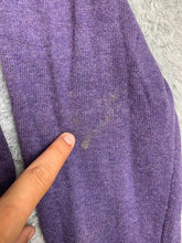 Load image into Gallery viewer, Geoffrey Beene Sweater Womens Extra Large Purple Argyle Diamond Sport Outerwear
