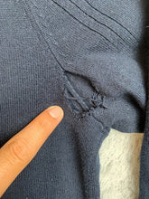 Load image into Gallery viewer, Nautica Sweater Adult 2XL XXL Navy Blue V-Neck Knitted Pullover Outerwear Mens
