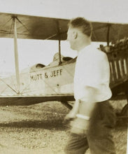 Load image into Gallery viewer, Lot of 5 Vintage Airplane Photos Photograph Mutt &amp; Jeff Aerial Acrobat Stunt
