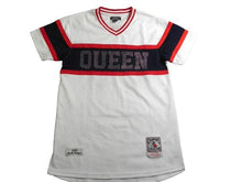 Load image into Gallery viewer, Bare Fox Jersey Adult Medium White 2018 World Champs Queen MLB Allstar &amp; Co Mens
