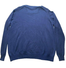 Load image into Gallery viewer, IZOD Sweater Adult Extra Large Navy Blue V-Neck Outerwear Knit Pullover Mens
