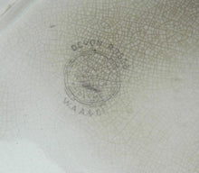Load image into Gallery viewer, Antique Devon Roses Hand Painted Porcelain Trinket Tray Cheese Plate Stamped
